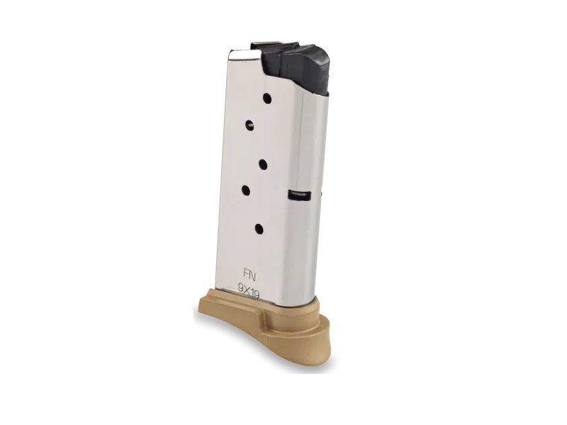 FN 503 9mm 6-Round Magazine FDE Compatible with FN 503 Pistol