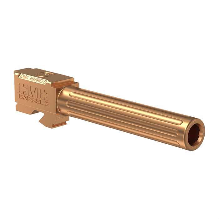 CMC Triggers Glock 17 9mm Bronze Drop In Barrel 4.48 Inch 1 10 Twist Fluted