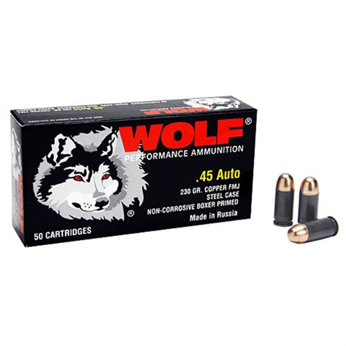 45 AUTO 230GR FULL METAL JACKET 50/BOX - 45FMJ - 45FMJ