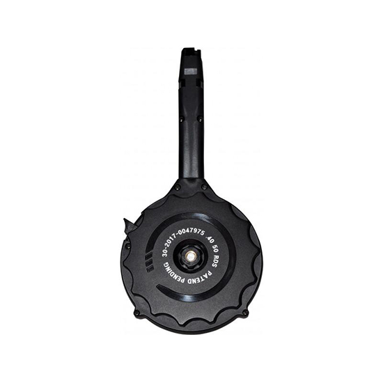 RWB Drum Mag Glock 40 S&W 50rd Polymer Compatible with Double Stack Models