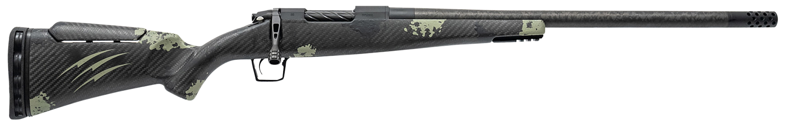 Fierce Firearms ROGM308WIN20BF Mini Rogue  308 Win 4+1 20" Hand Lapped/Match Grade Barrel, Black Cerakote Steel Receiver, Forest Camo Mini Rogue w/Adj Comb & Picatinny Rail Carbon Fiber Stock