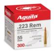 Aguila Rifle Ammunition .223 Remington FMJ 55 Grain 300 Rounds