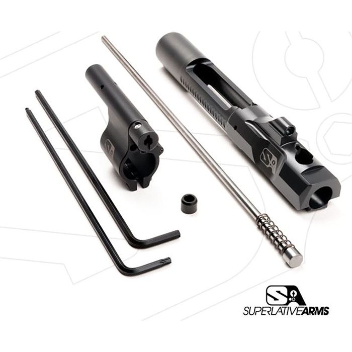 Superlative Arms Ar-15 Adjustable Piston System with Clamp 0.625 Gas Block Rh