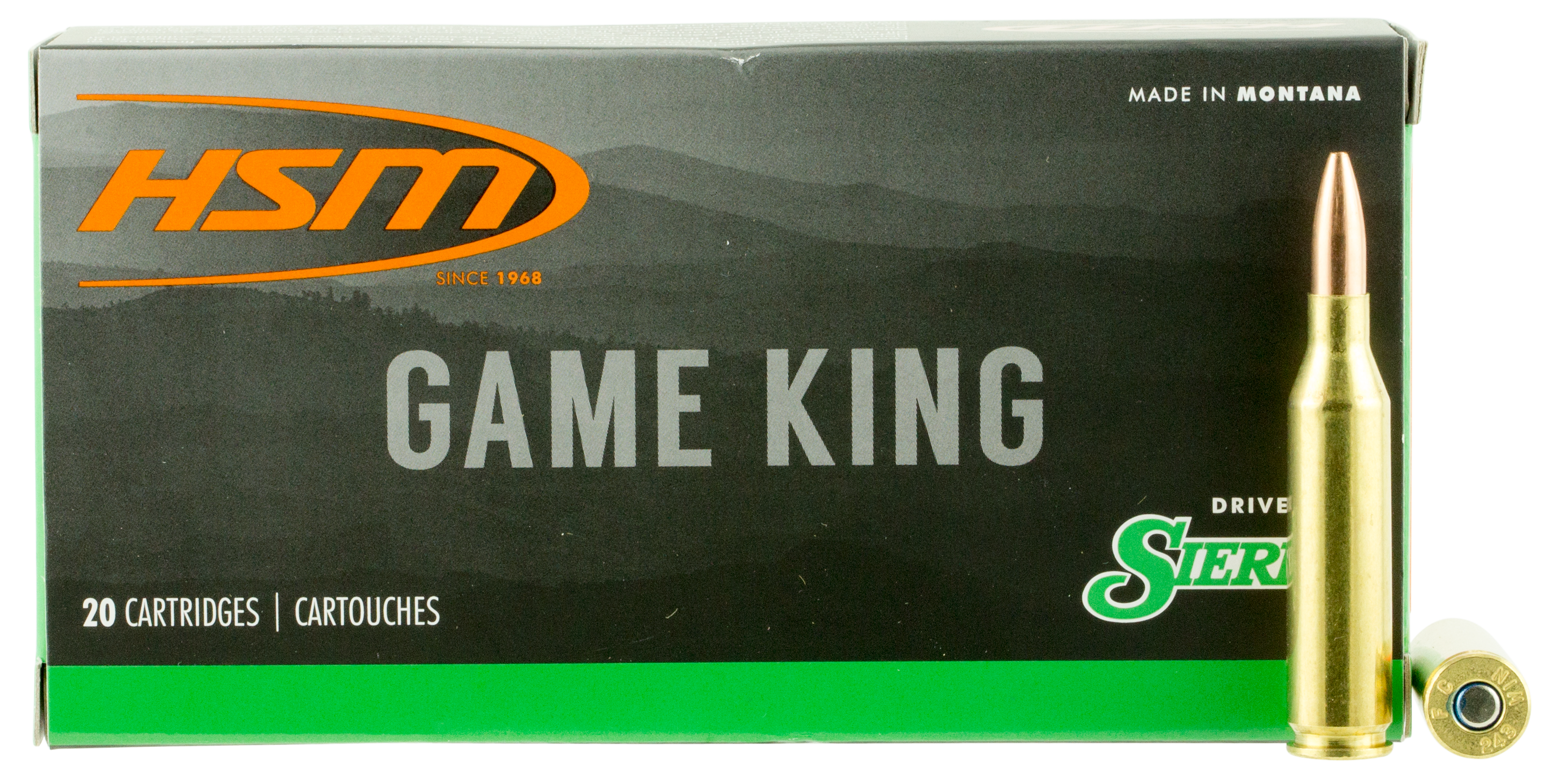 HSM Game King 243 Winchester Sierra GameKing Spitzer Boat Tail 85 Grain 20 Rounds