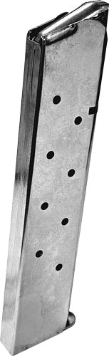 Metalform 1911 Magazine 45 ACP 10 Round Stainless Steel M19114510SRWB