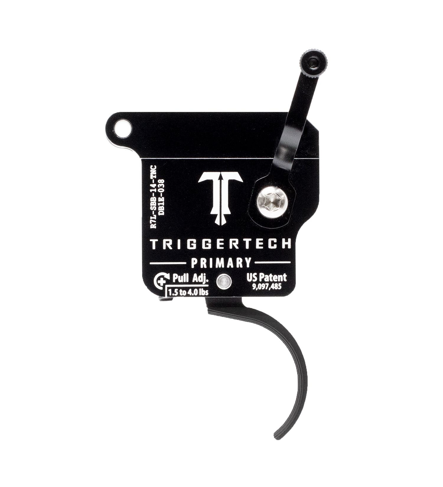 TriggerTech Rem 700 Primary Single Stage Trigger PVD Traditional Curved Safety
