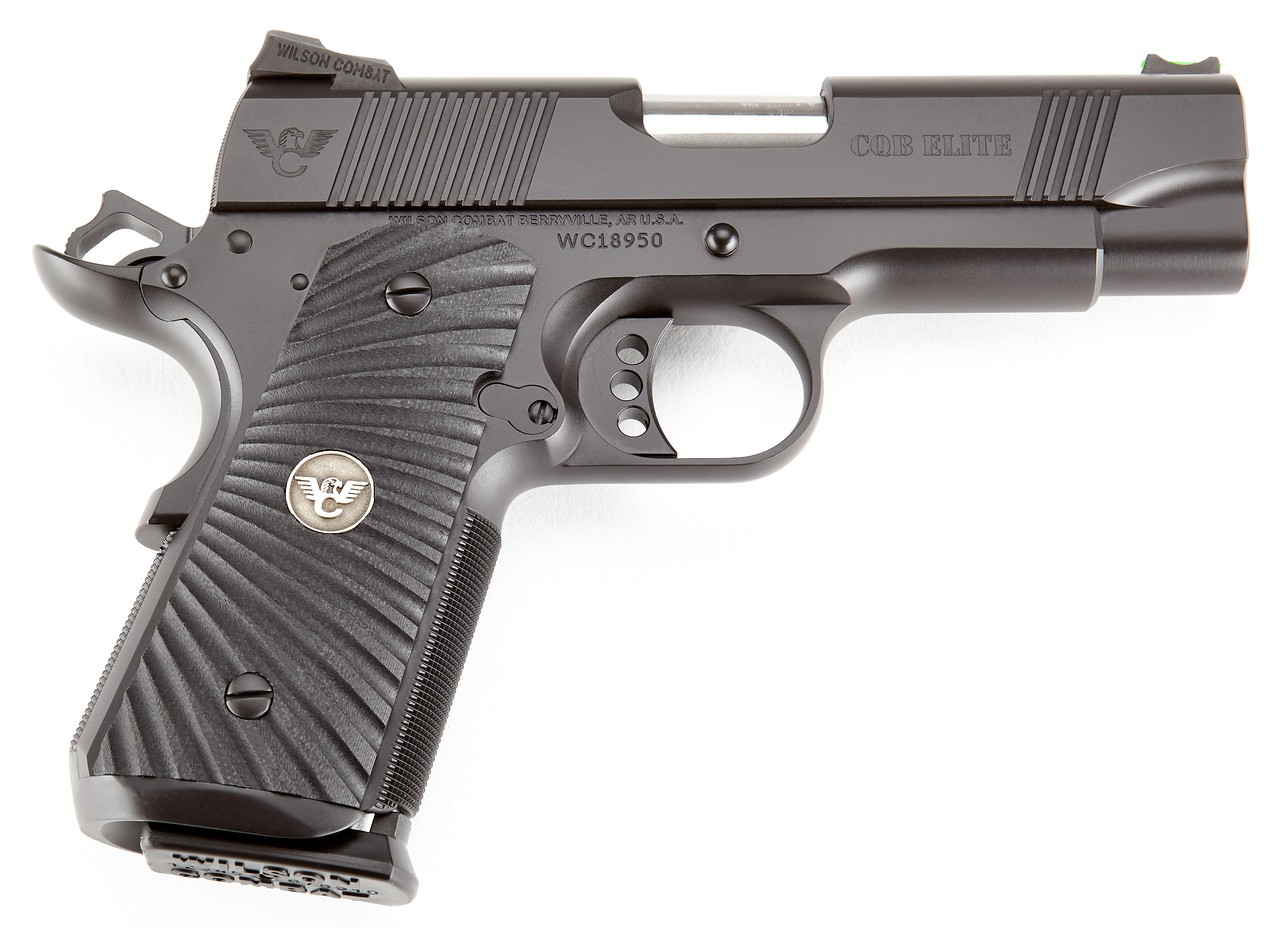 Wilson Combat CQB Elite Compact 9mm Luger 4" 10+1 Stainless Carbon Steel G10 Grip