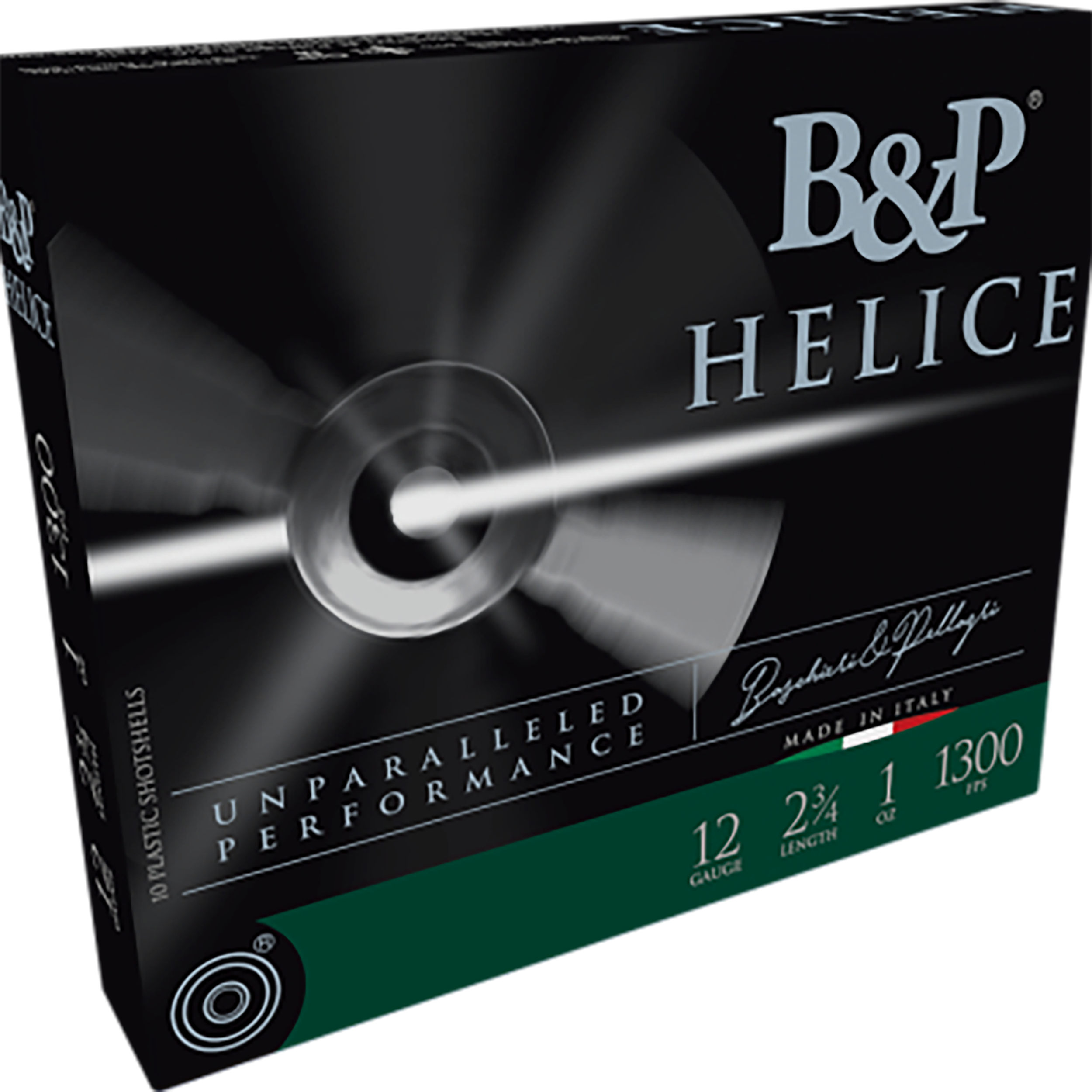 B&p Ammunition 12B1FE75 Helice Electro 12Gauge 2.75" 1oz 8Shot 10 Rounds
