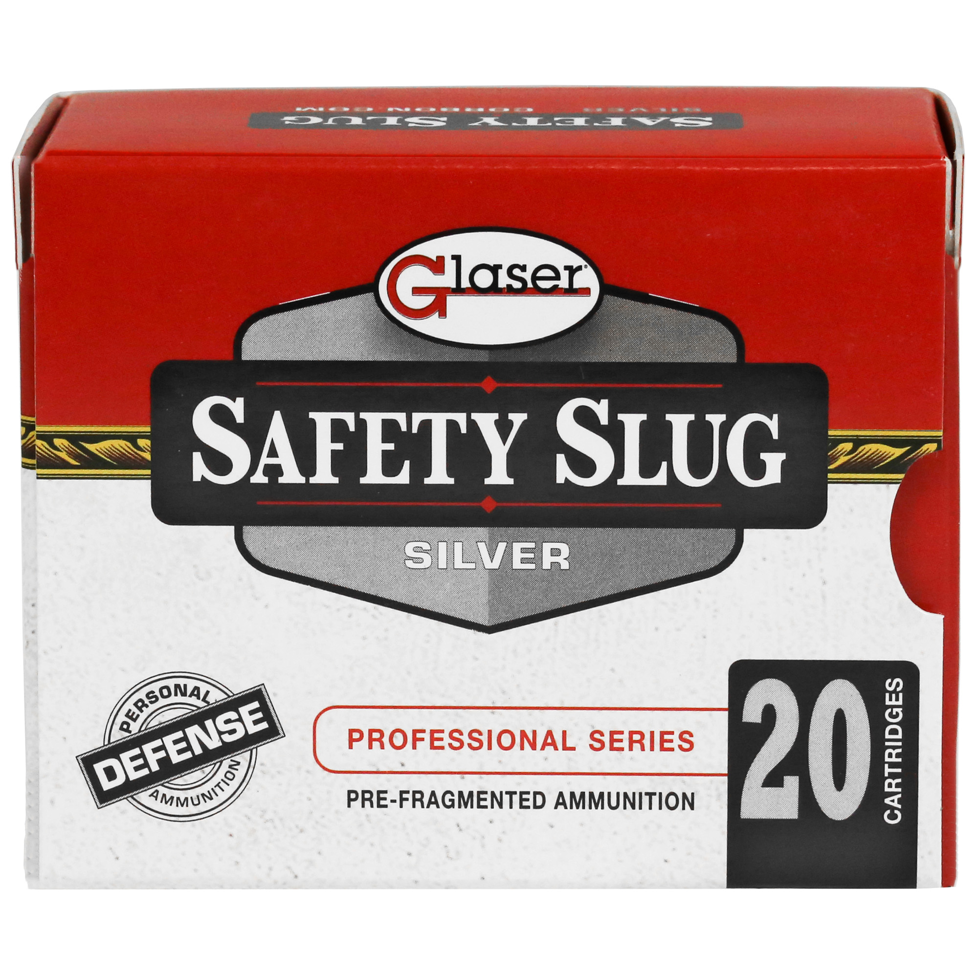 GLASER SILVER 357MAG 80GR 20 Rounds
