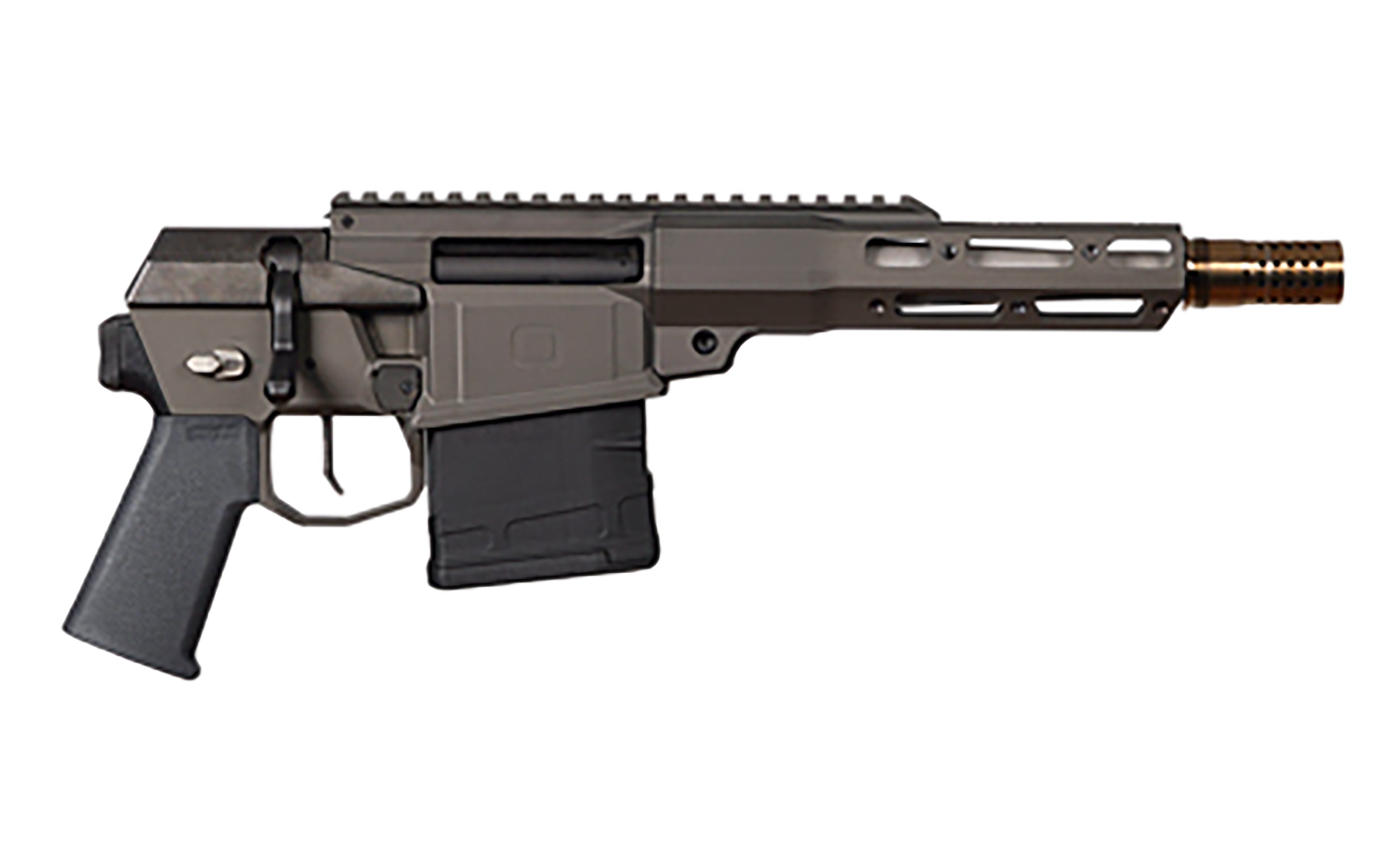 Q LLC The Fix PISTOL, 8.6 Blackout, 12in. Barrel, 10rd, No Brace - Gray (FIX8612INPISTOLNB)