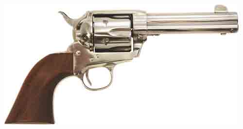 Cimarron Firearms, Frontier Pp4503, .357 Magnum/.38 Special, 4.75 inch Barrel, 6 Round, Stainless Finish, Walnut Grips