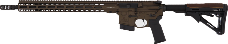 Stag Arms Stag 15 Pursuited Rifle 6.5 Grendel 5rd Magazine 18" Threaded Barrel Midnight Bronze with 16.5" Handguard