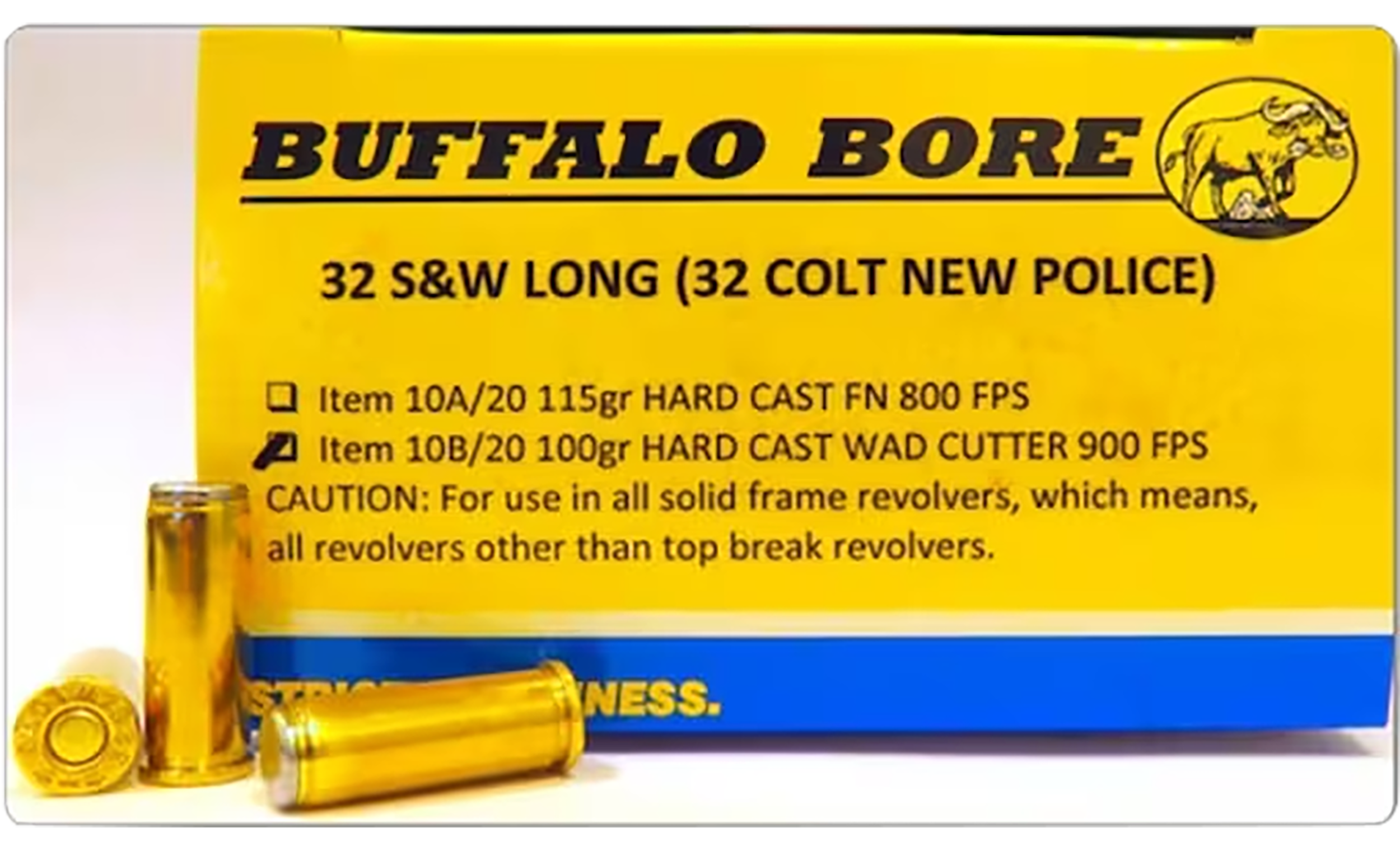 Buffalo Bore Ammunition 7B20 Personal Defense Strictly Business 454Casull 300gr Semi Jacketed Flat Point 20 Rounds