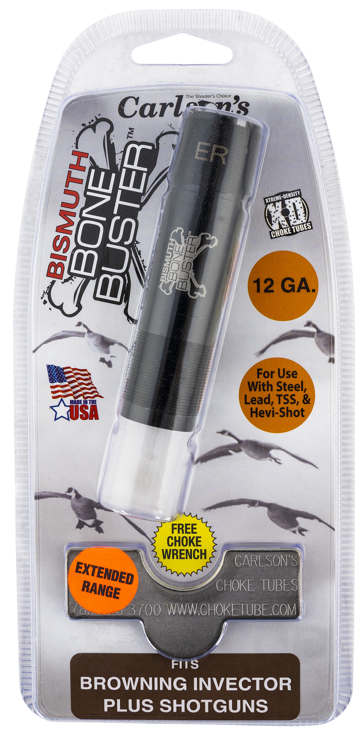 Carlson 09205 Invector Plus 12 Gauge Extended Range 17-4 Stainless 040 Constr
