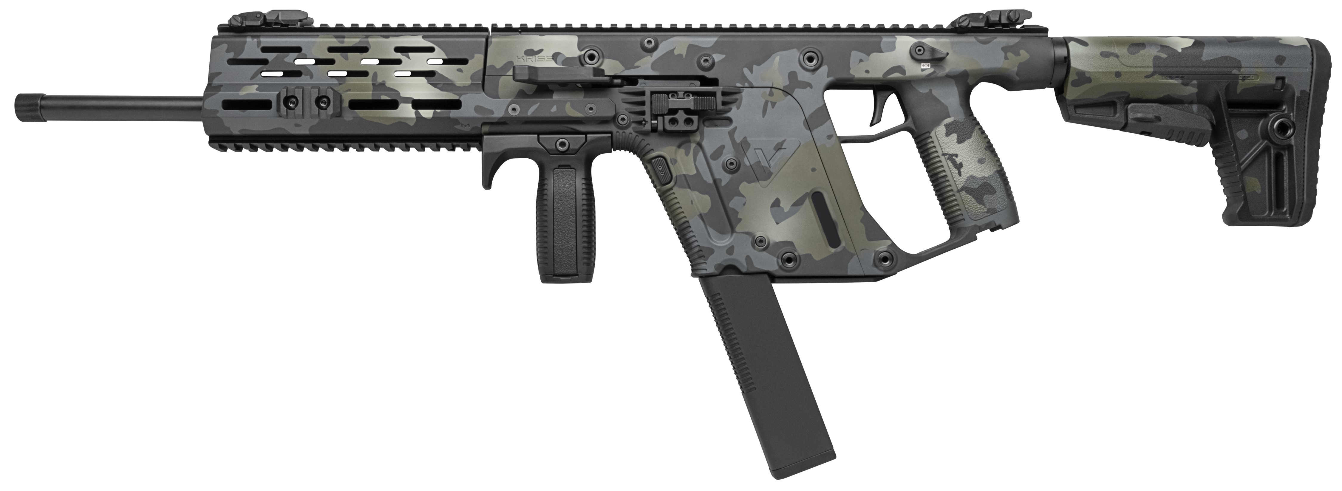 Kriss Vector CRB Enhanced 22 Long Rifle 16 Inch 30 Rounds Multicam Flat Dark Earth