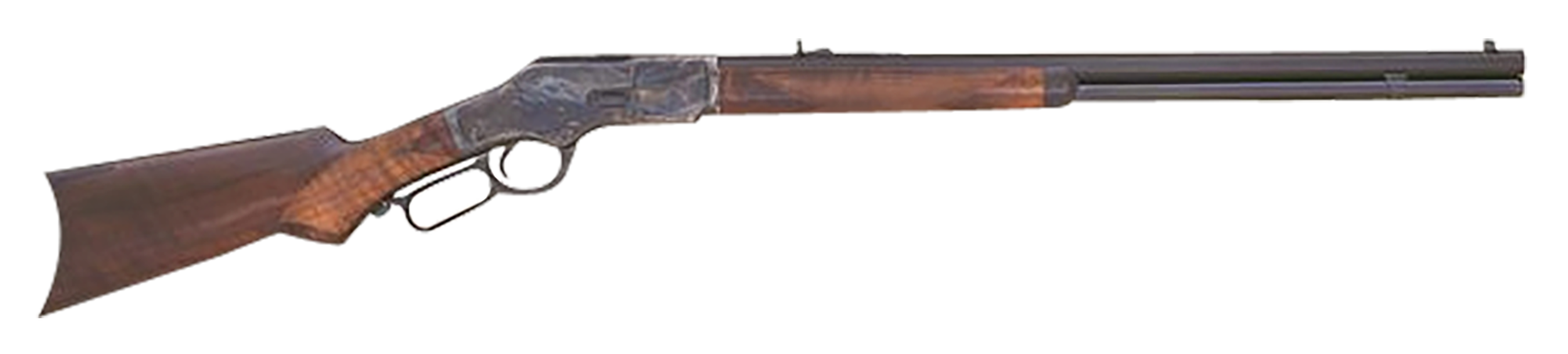 Cimarron Ca277 1873 Deluxe .45 Colt 24 inch 12 plus 1 Color Case Hardened Walnut