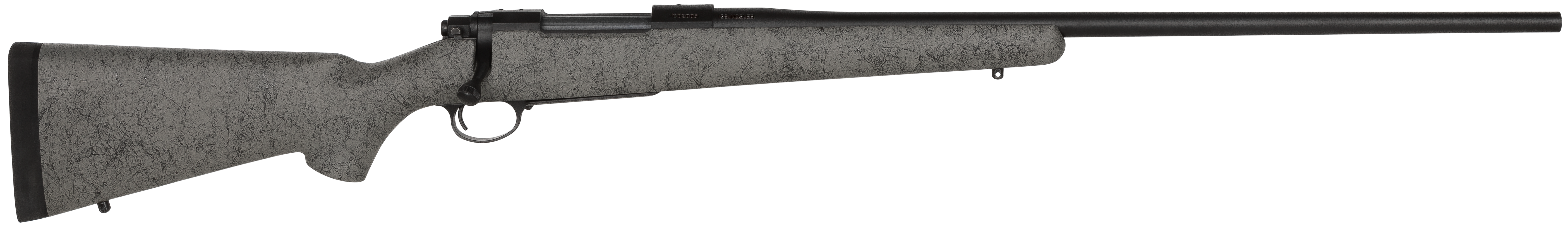 Nosler M48 Liberty 28 Nosler 26 inch 3 Round Gray Black Cerakote Aramid Stock