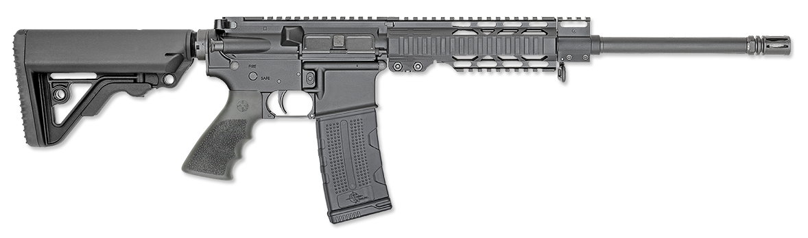 Rock River Arms AR1910 LAR-15M Assurance-M Carbine 5.56x45mm NATO 16" 30+1, Black, RRA Operator Stock & Hogue Grip, Flip-Up Sights, Carrying Case