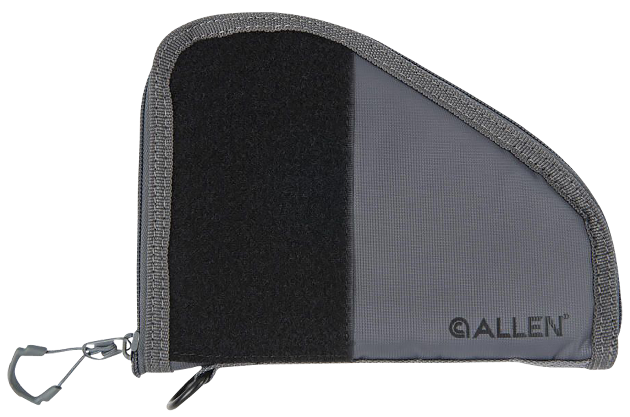 Allen 79-7 Pistol Case  w/Mag Pouch Charcoal Nylon Fits Compact Handguns