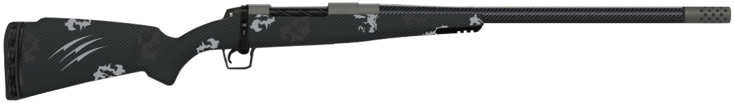 Fierce Firearms TROG65PRC22GP CT Rogue  6.5 PRC 3+1 22" Carbon Fiber Barrel, Glacier Cerakote Titanium Rec, Phantom Camo Rogue Stock