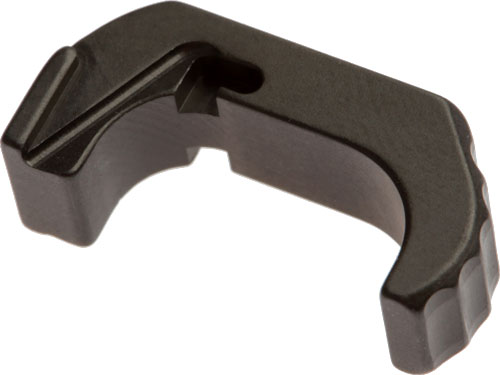 Cruxord Aluminum Extended Mag Release for Glock 43 Ribbed Grip