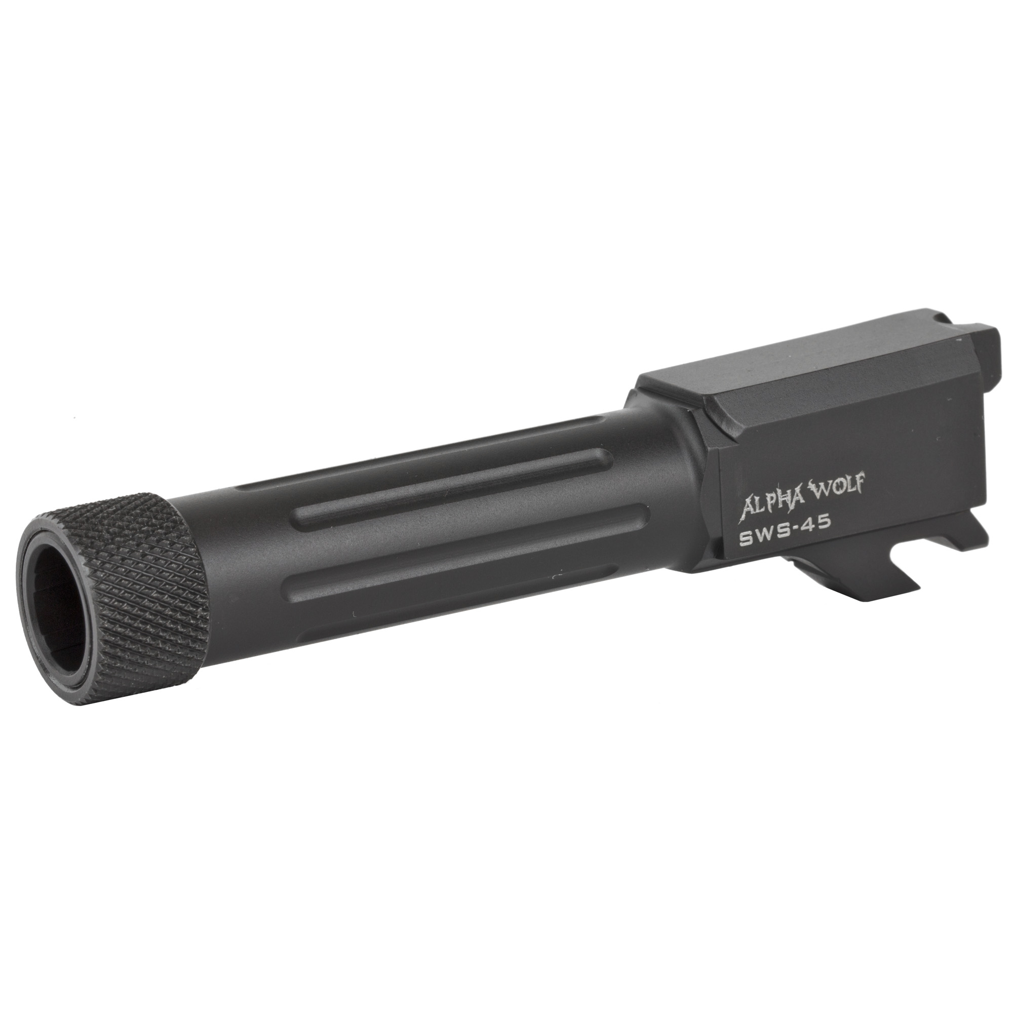 Lone Wolf AlphaWolf Barrel Shield 45 ACP Threaded Fluted 3.9 S&W M&P Shield