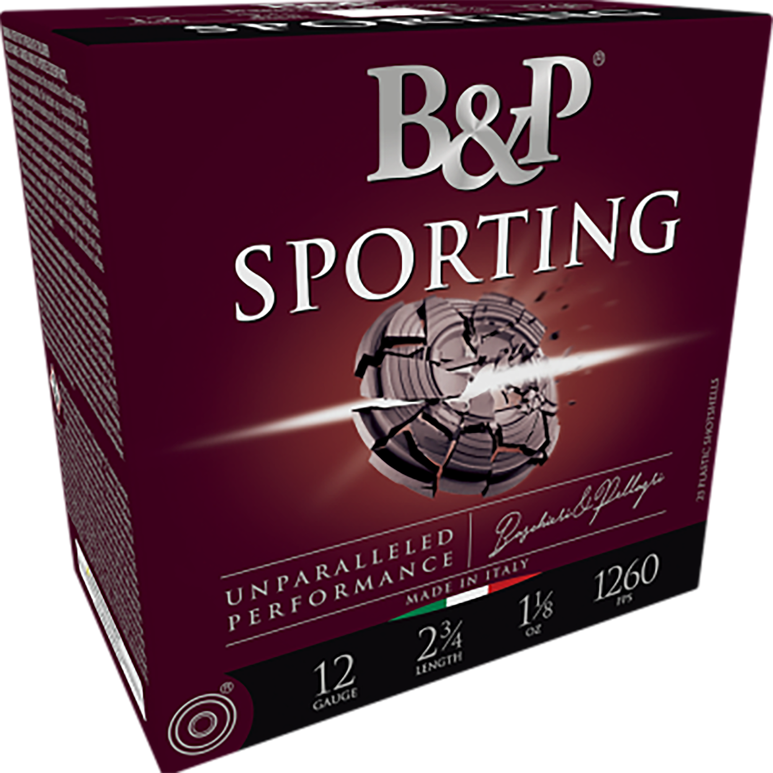 B&p Ammunition 12B1SCF8 Sporting Clay  12Gauge 2.75" 1oz 8Shot 25 Rounds