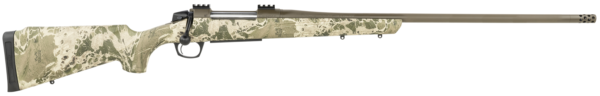 CVA CR6967 Cascade  Full Size 300 PRC 3+1, 26" Patriot Brown Cerakote Steel Threaded Barrel, Patriot Brown Cerakote Steel Receiver, Exclusive Realtree Hillside Fixed w/SoftTouch Stock,