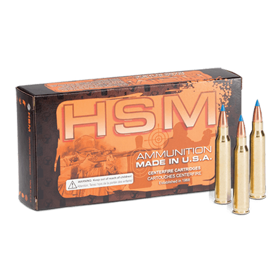 HSM, Varmint BlitzKing, 243 Winchester, BlitzKing bullet, 70 Grain, 20 Rounds