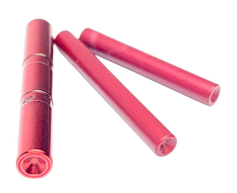 Cross Armory CRG5PSRD 3 Pin Set Dimpled for Glock Gen5 17 19 26 34 Red Steel