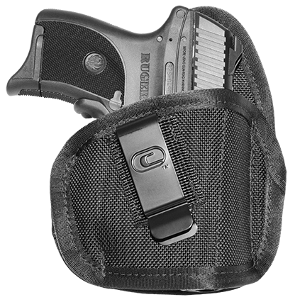 Crossfire Shooting Gear CRFTPSTLSRSA1C3R The Tempest Laser IWB Size 03 Black Ballistic Nylon Belt Clip Fits Compact 3-3.50" Barrel Right Hand