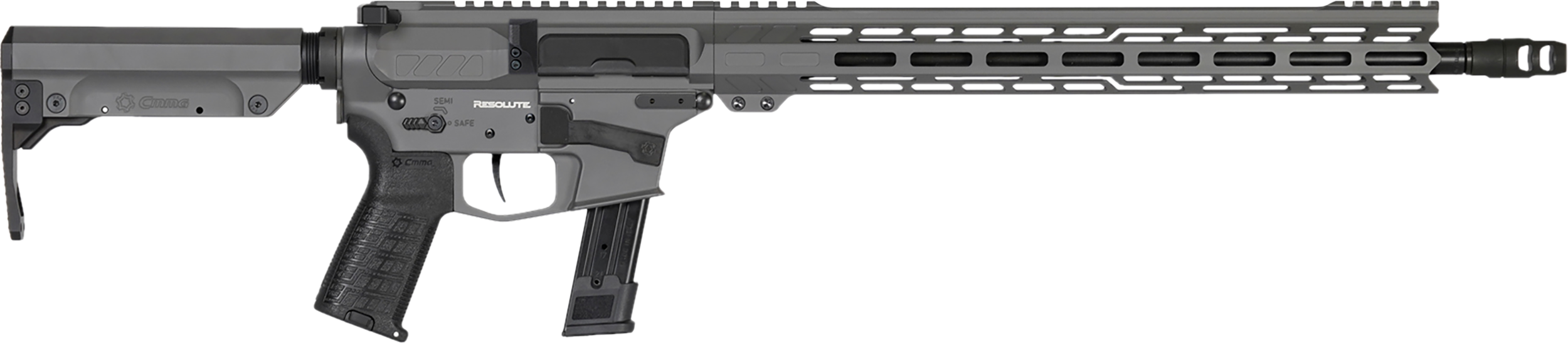 CMMG Resolute MK17 9mm 16.1 Inch 21 Rounds Tungsten Finish