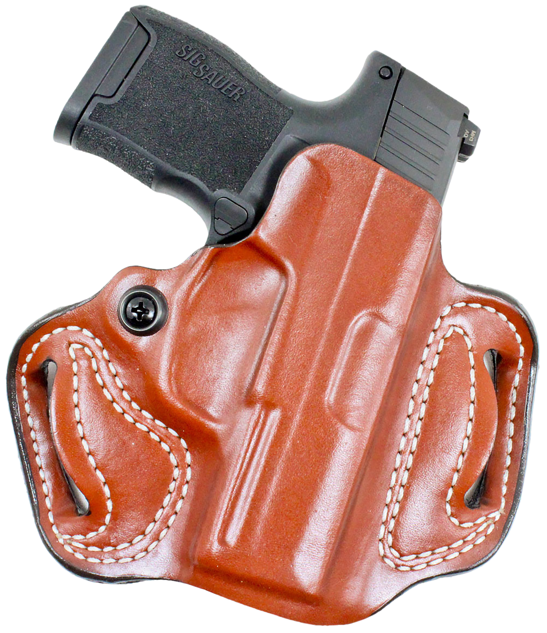 DeSantis Gunhide 086TA9YZ0 Mini Slide  OWB Tan Sig Sauer P365 w/Red Dot Right Hand
