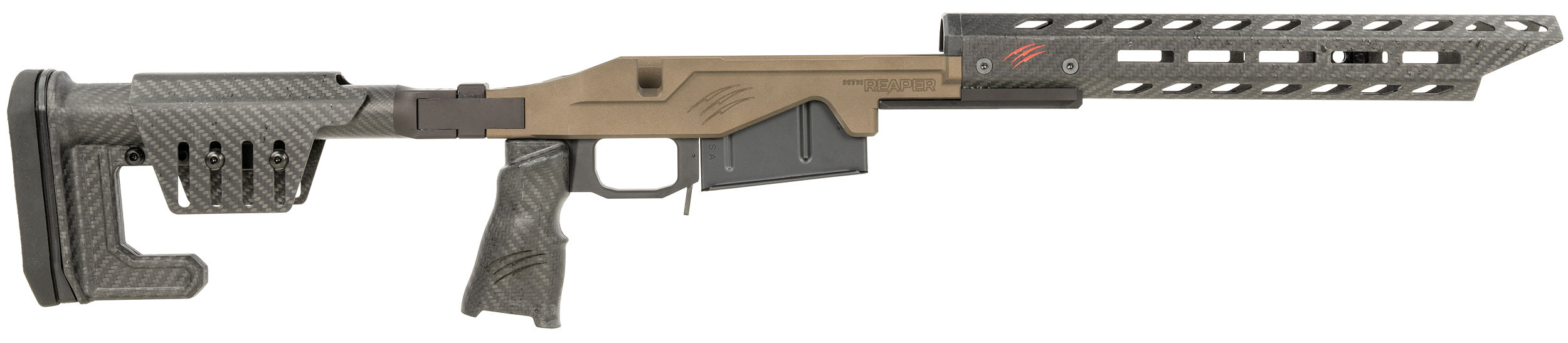 Fierce Firearms Lachsbz Bronze Long Action Rifle Stock Compatible Receivers