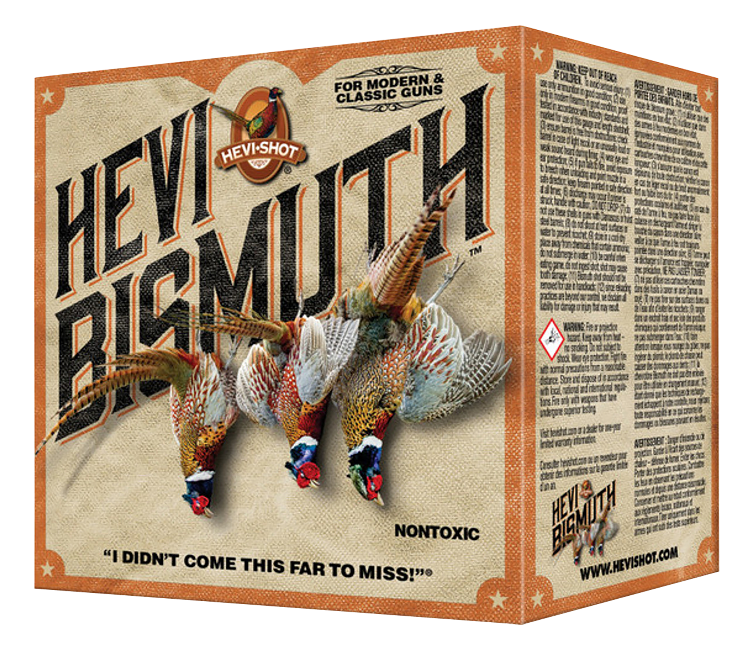 HEVI-Shot HS18713 HEVI-Bismuth Upland 28Gauge 2.75" 3/4oz Bismuth 3Shot 25 Rounds