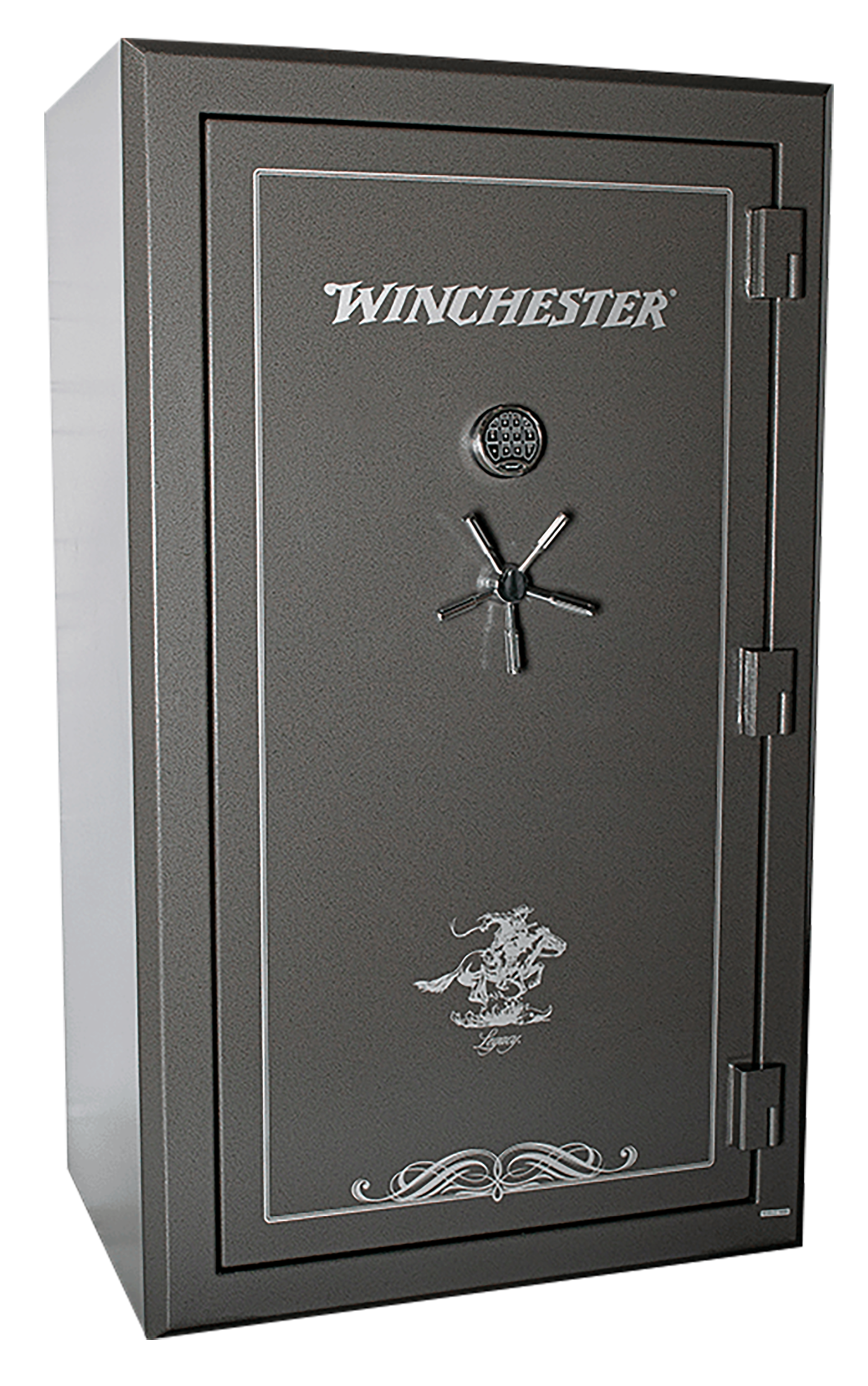Winchester Safes  Legacy 53 Electronic Entry Black Powder Coat 10 Gauge Steel Holds Up to 51 Long Guns Fireproof- Yes