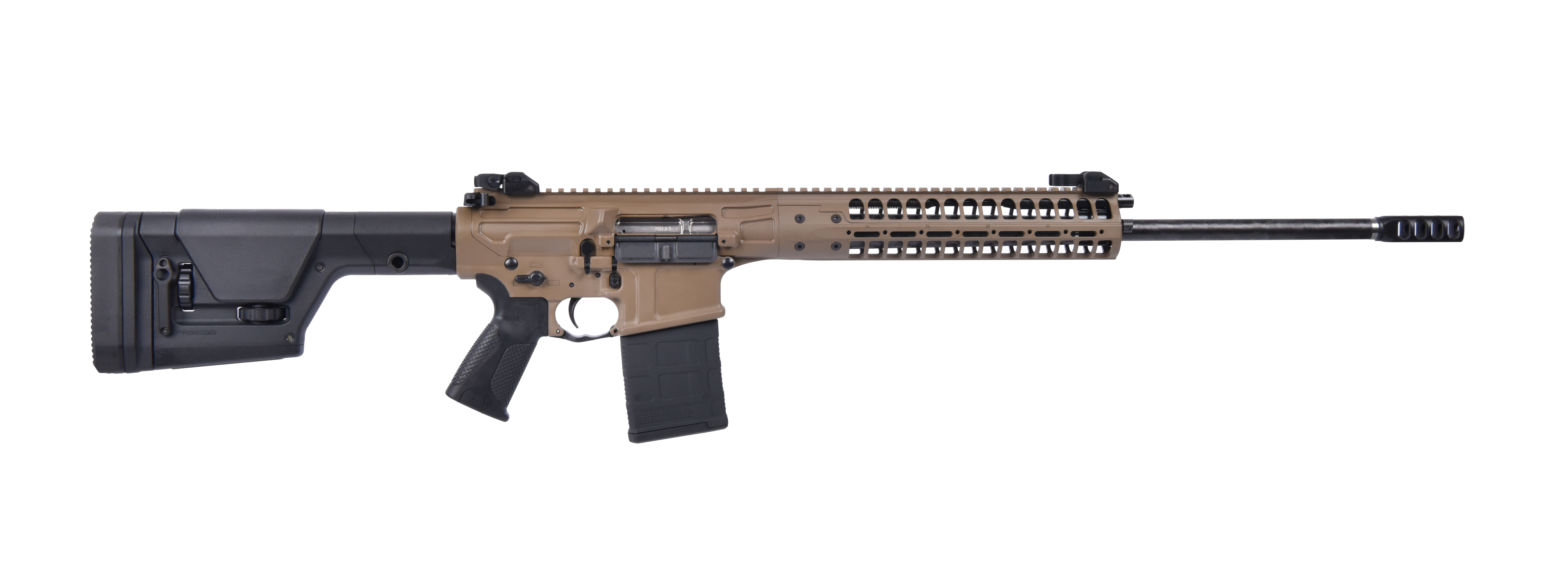 LWRC Repr MkII 6.5 Creedmoor 22in 20rd Flat Dark Earth Side Charging