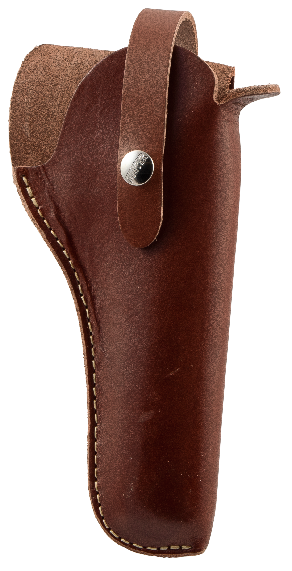 Hunter Company 45008 VersaFit  OWB Size 8 Brown Leather Belt Loop Fits SA Revolver Fits 3.50-4.62" Barrel Right Hand