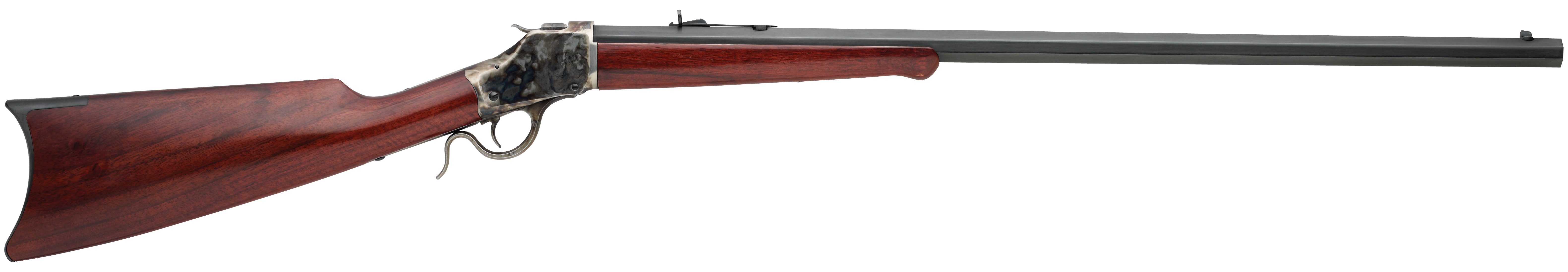 Taylors & Company 550150 1885 High Wall 38-55 Win Caliber with 1rd Capacity, 30" Blued Barrel, Color Case Hardened Metal Finish & Walnut Stock (Full Size)