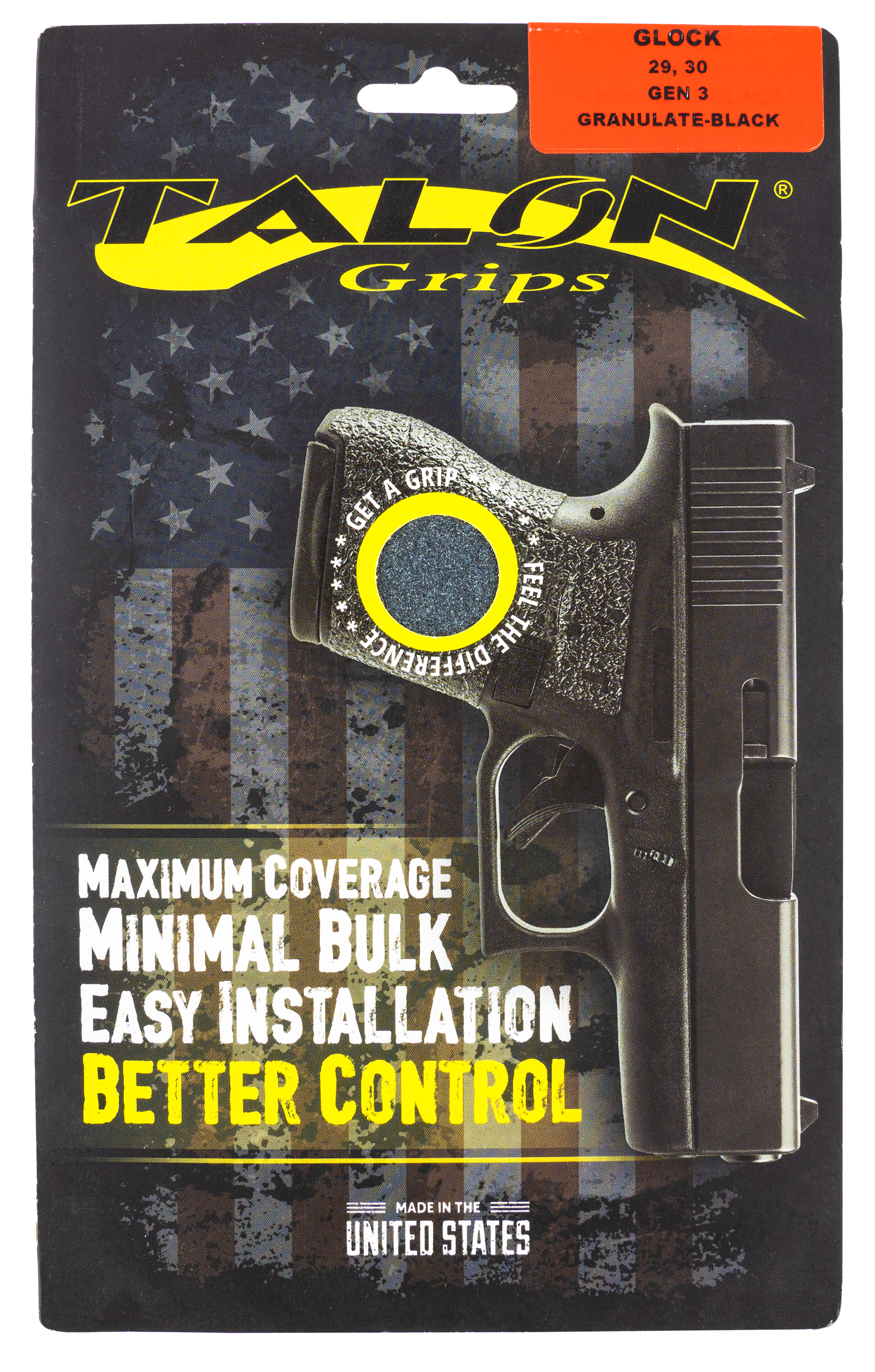 Talon Grips 106G Adhesive Grip for Glock 29 30 Gen3 Textured Granulate
