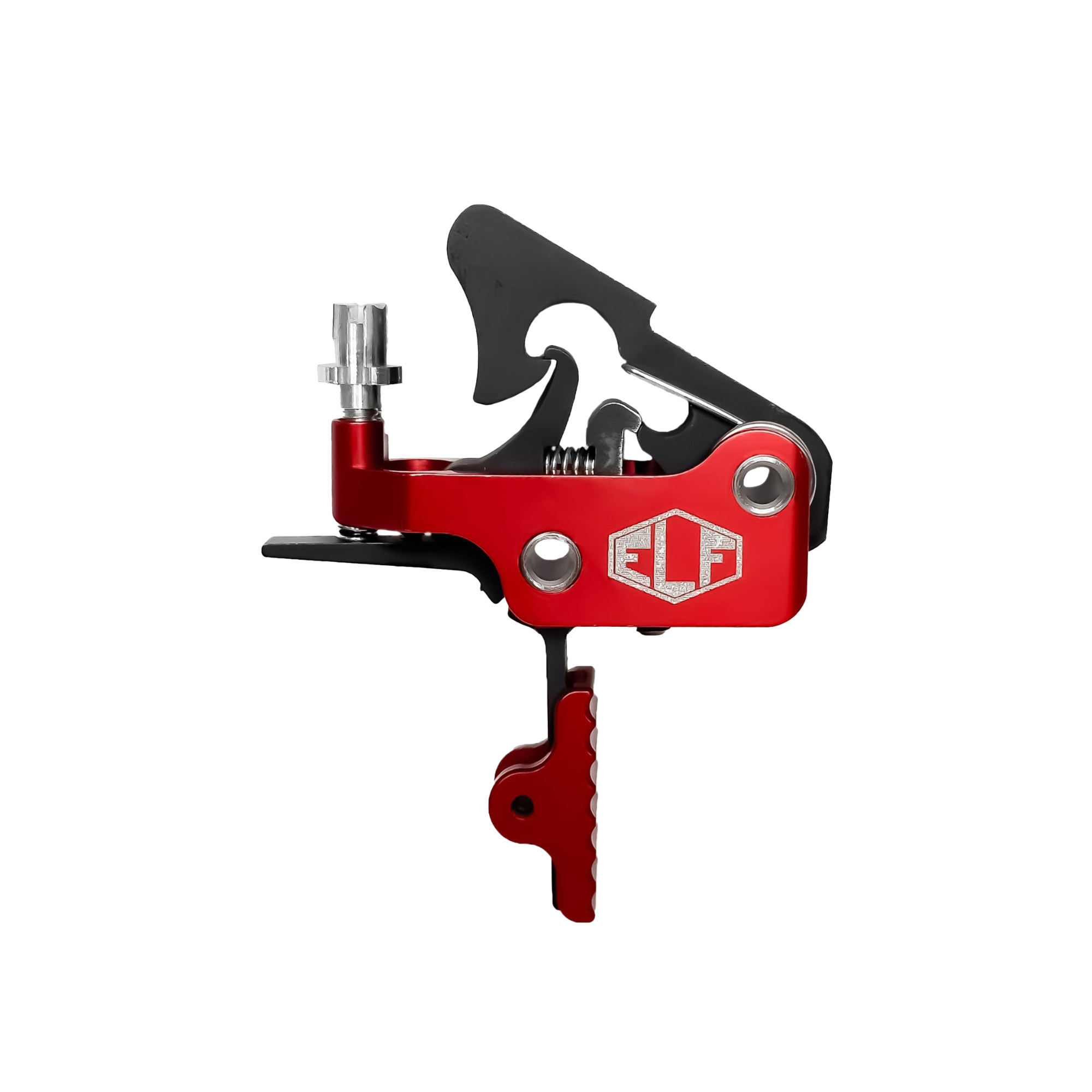 Elftmann Apex FA Trigger Red Straight Shoe Large Pin AR-15