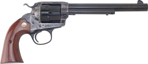 Cimarron Saa Bisley 45 Long Colt 7.5 inch 6 Rounds Blued Case Hardened Walnut