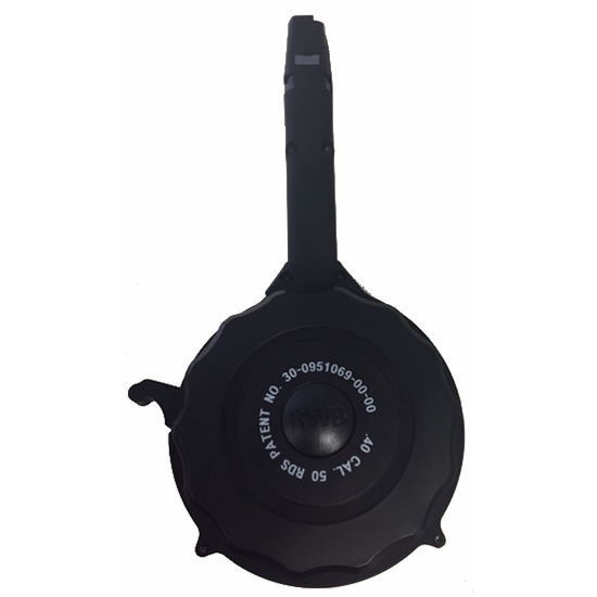 RWB Drum Mag Glock 45ACP 40rd Polymer Magazine