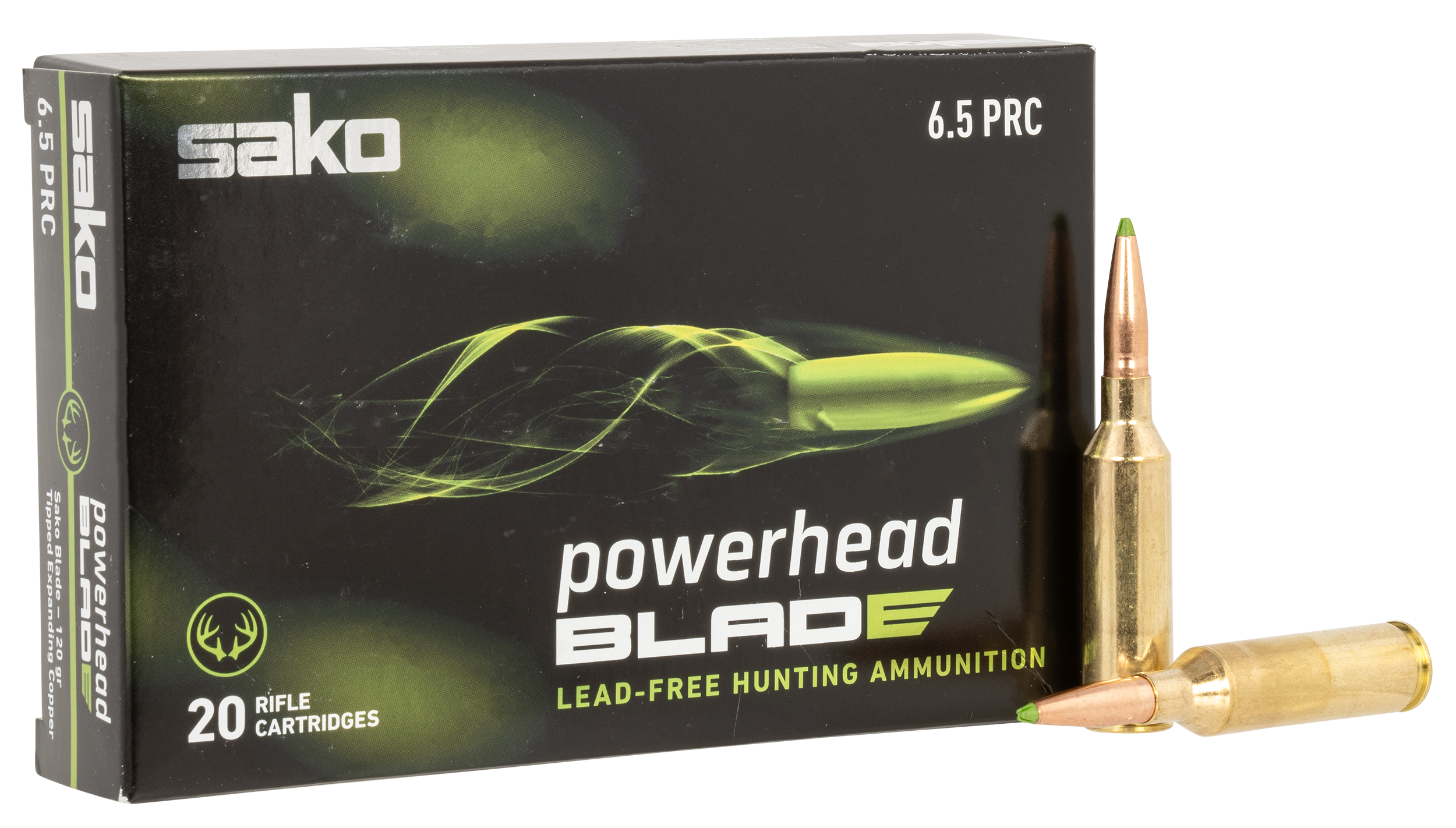 SAKO (TIKKA) JASPHB65PRC120B PowerHead Blade 6.5PRC 120gr 20 Rounds
