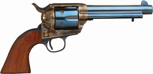 Cimarron P-Model 357 Magnum 5.5 inch 6 Round Charcoal Blued Case Hardened Walnut