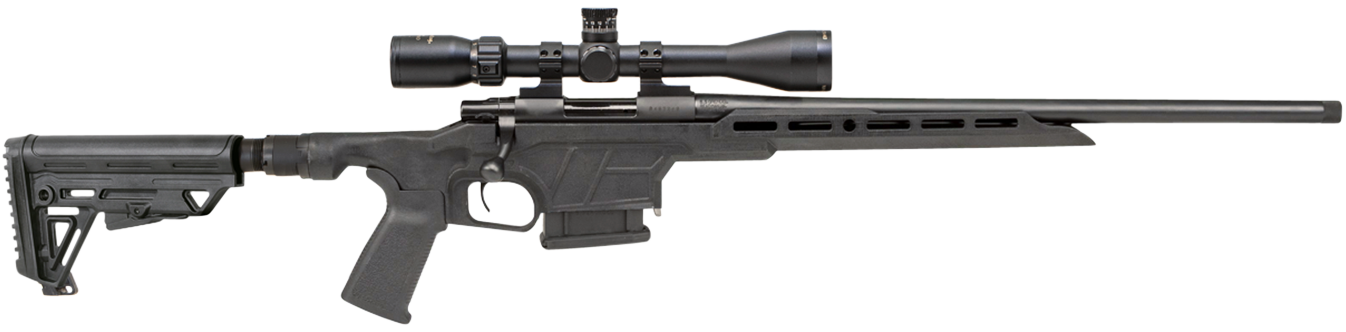 Howa HMXL762KAC M1500 Mini Excel Lite 7.62x39mm 20" TB 5+1, Kryptek Altitude HTI Excl Lite Chassis, Black Folding Stock