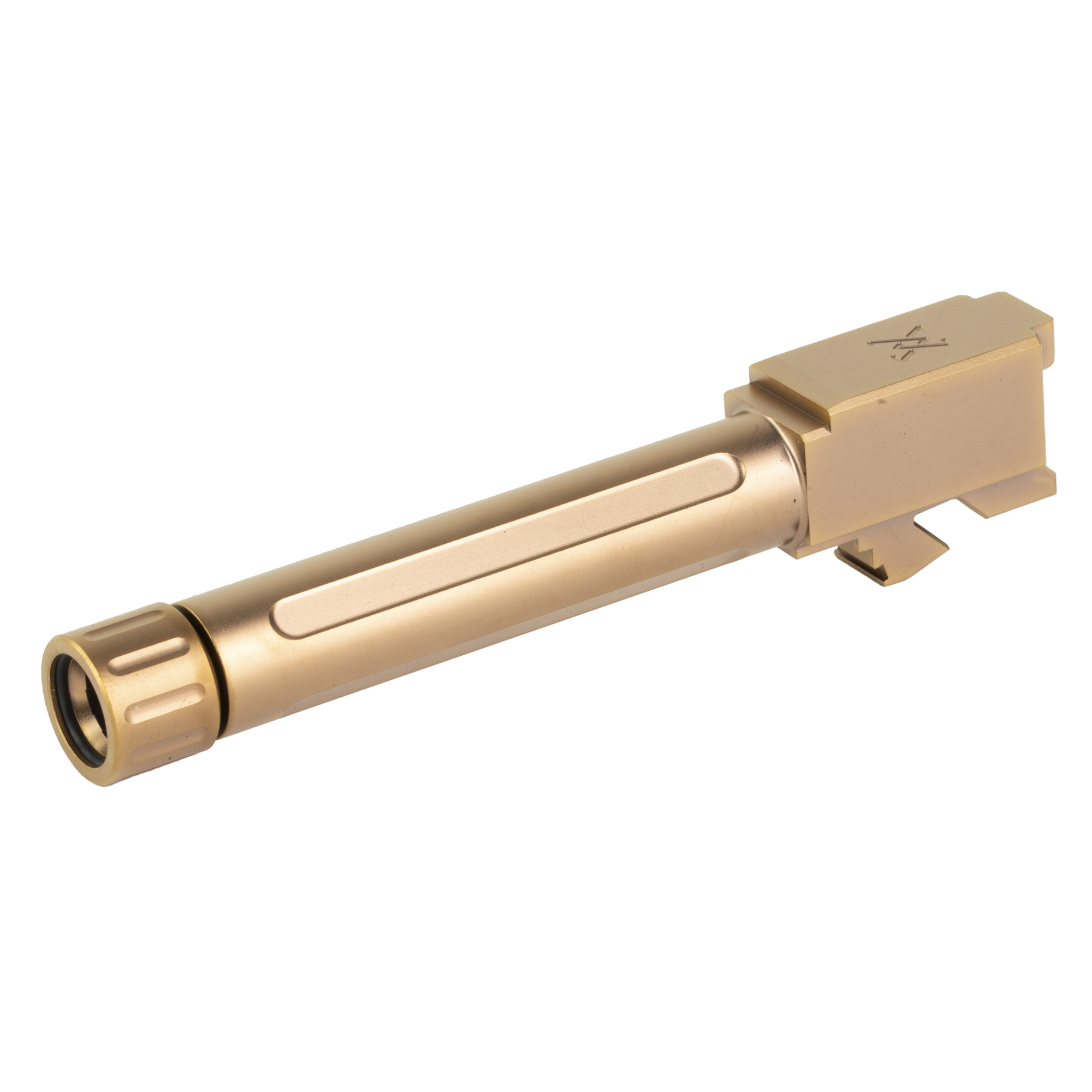 True Precision Glock 19 Threaded 9mm Barrel Titanium Copper Nitride Finish