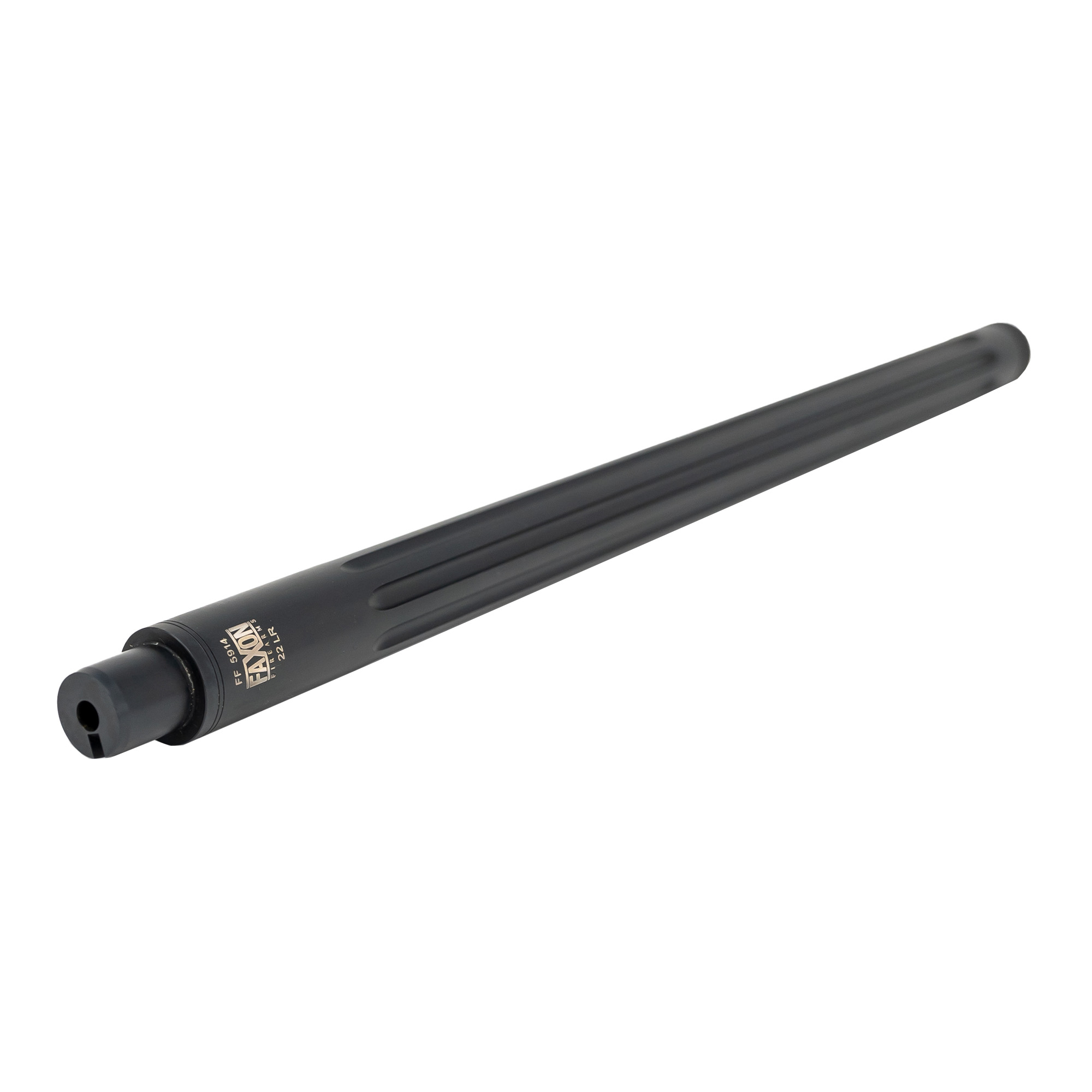 Faxon Firearms Ruger 10/22 16 Inch Straight Fluted Bull Barrel Threaded Nitride