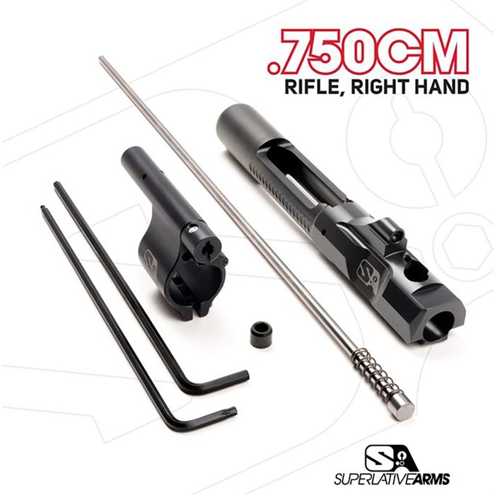 Superlative Arms AR 15 Adjustable Piston System Clamp On 0.750 Gas Block Rifle RH