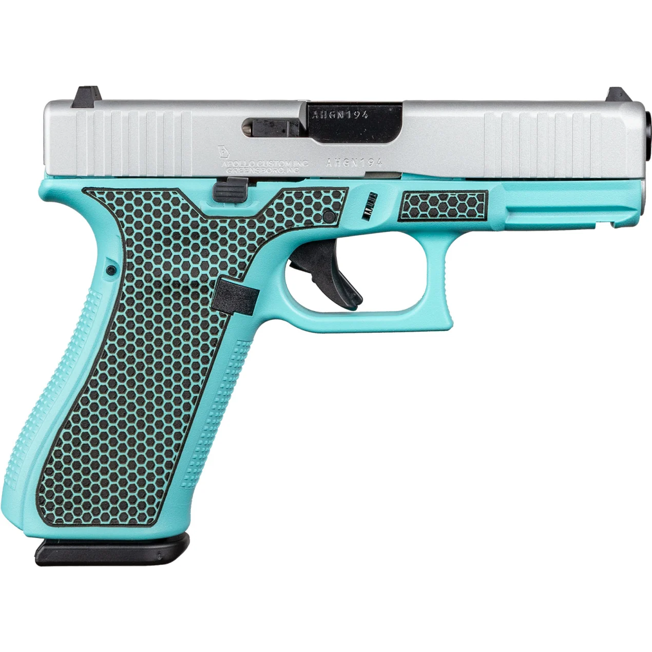Glock 45 9mm Luger 4.02in 17rd Cerakote Robbins Egg Blue